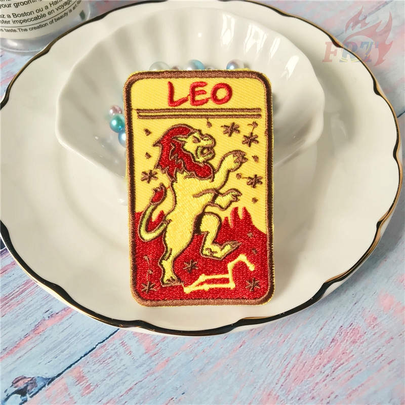 1 Miếng Vá Trang Trí Hình Tròn Kiểu Dáng Chòm Sao 03x7.8cm