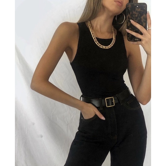 bodysuit sát nách cổ cao | BigBuy360 - bigbuy360.vn