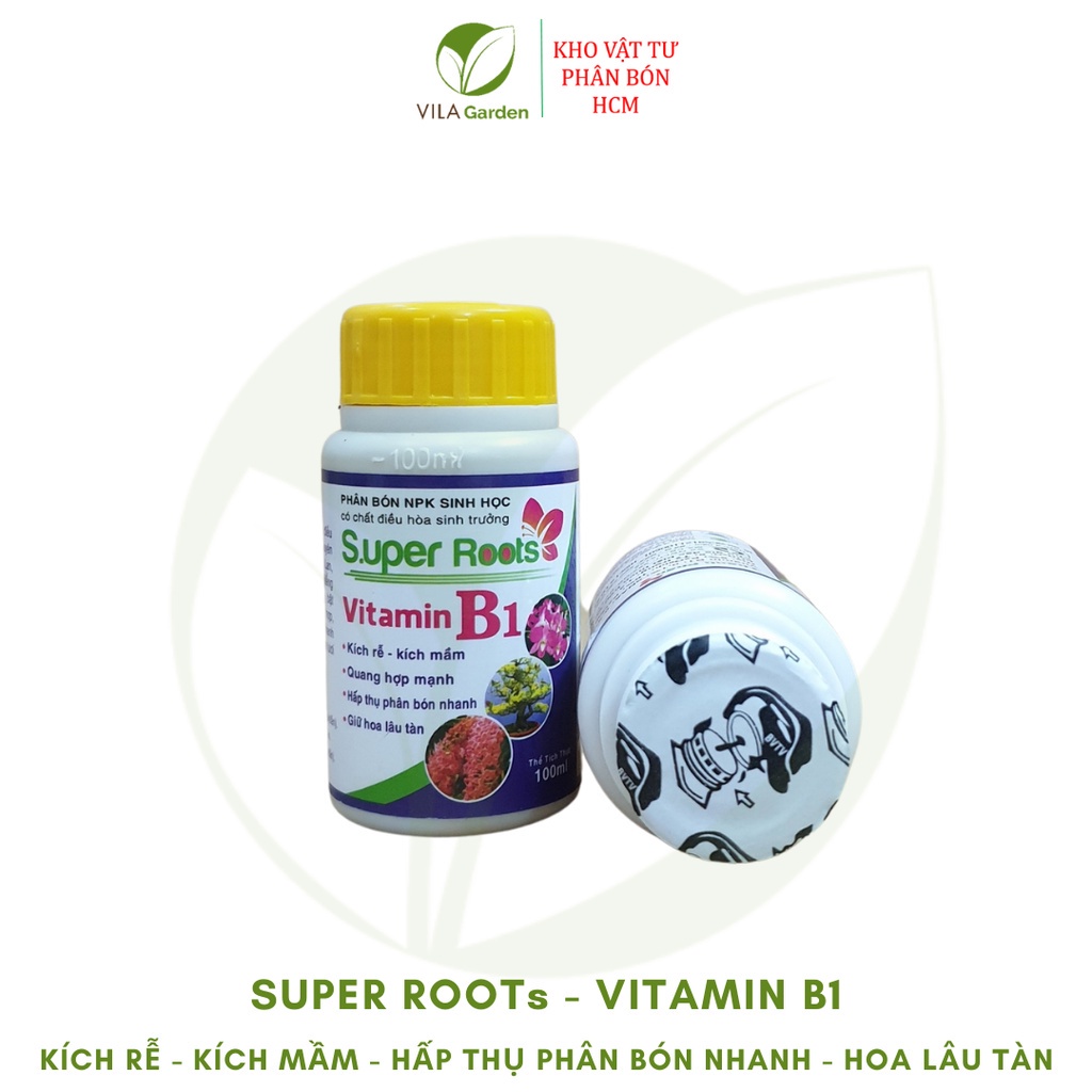 Phân Bón Lá Vitamin B1 NPK Super Roots (100ml)