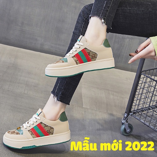 Giày thể thao gu_cci 3 vạch hàng cao cấp cực chất