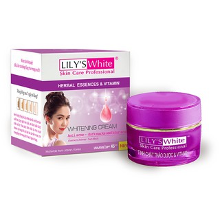 Kem dưỡng trắng da thảo dược vitamin - Lily's White CHÍNH HÃNG