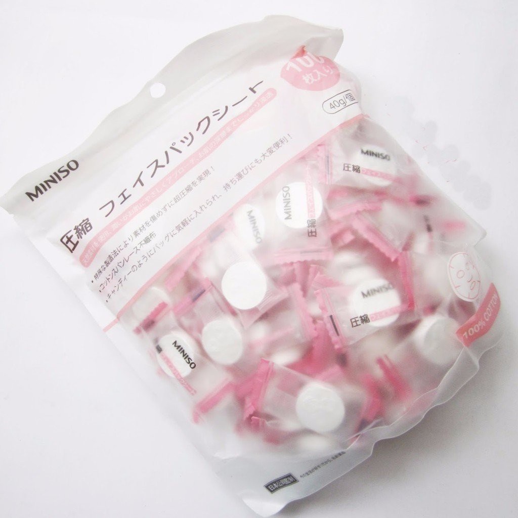Mặt Nạ Giấy Nén Miniso Nhật Bản TAstore