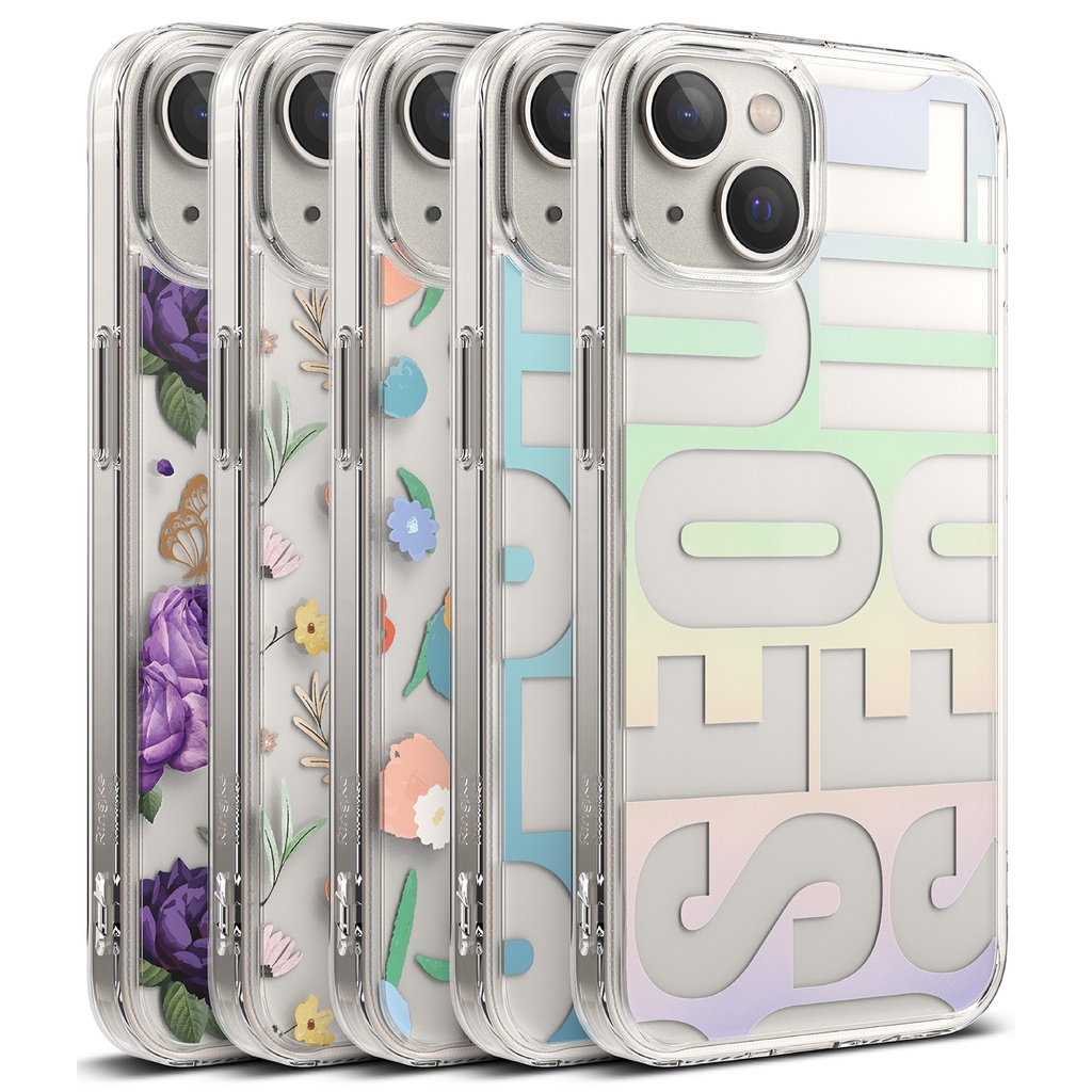 Ringke Fusion Design cho iPhone 14 Plus 14 Crystal clear natural form bìa cứng