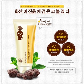 Sữa rửa mặt chiết xuất tro núi lửa dành cho da dầu