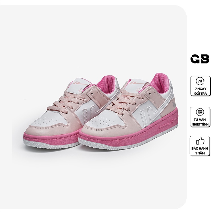 Giày bata nữ giayBOM PU đế cao 3 cm B1205