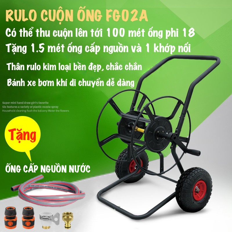 Khung Rulo Cuộn Ống Nước LionKing FG02A -Có Thể Cuộn Dây Nước, Dây Điện , Dây Cáp Mạng Tín Hiệu