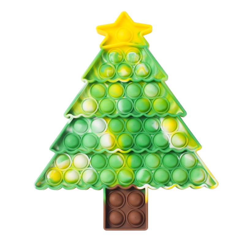 (MỚI) Đồ chơi bóp giảm stress hình cây thông Giáng sinh