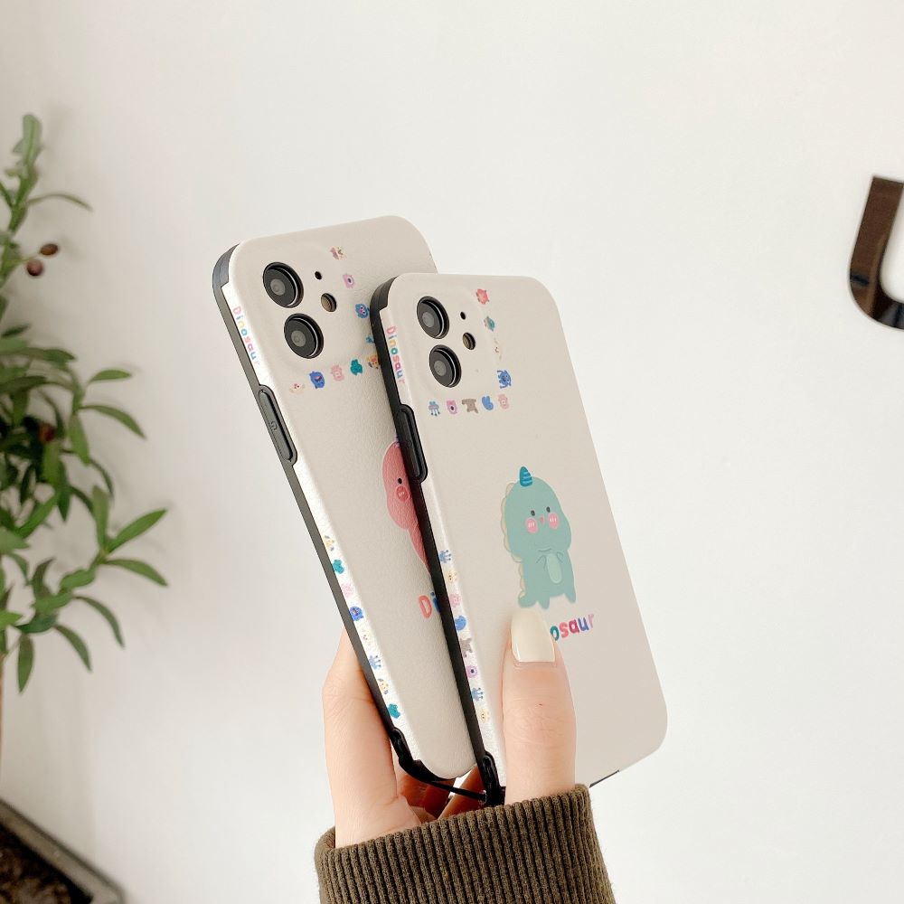 Ốp điện thoại họa tiết khủng long hoạt hình cho iPhone 12 MINI 11 PROMAX XS XR XSMAX 7 8 Plus | BigBuy360 - bigbuy360.vn