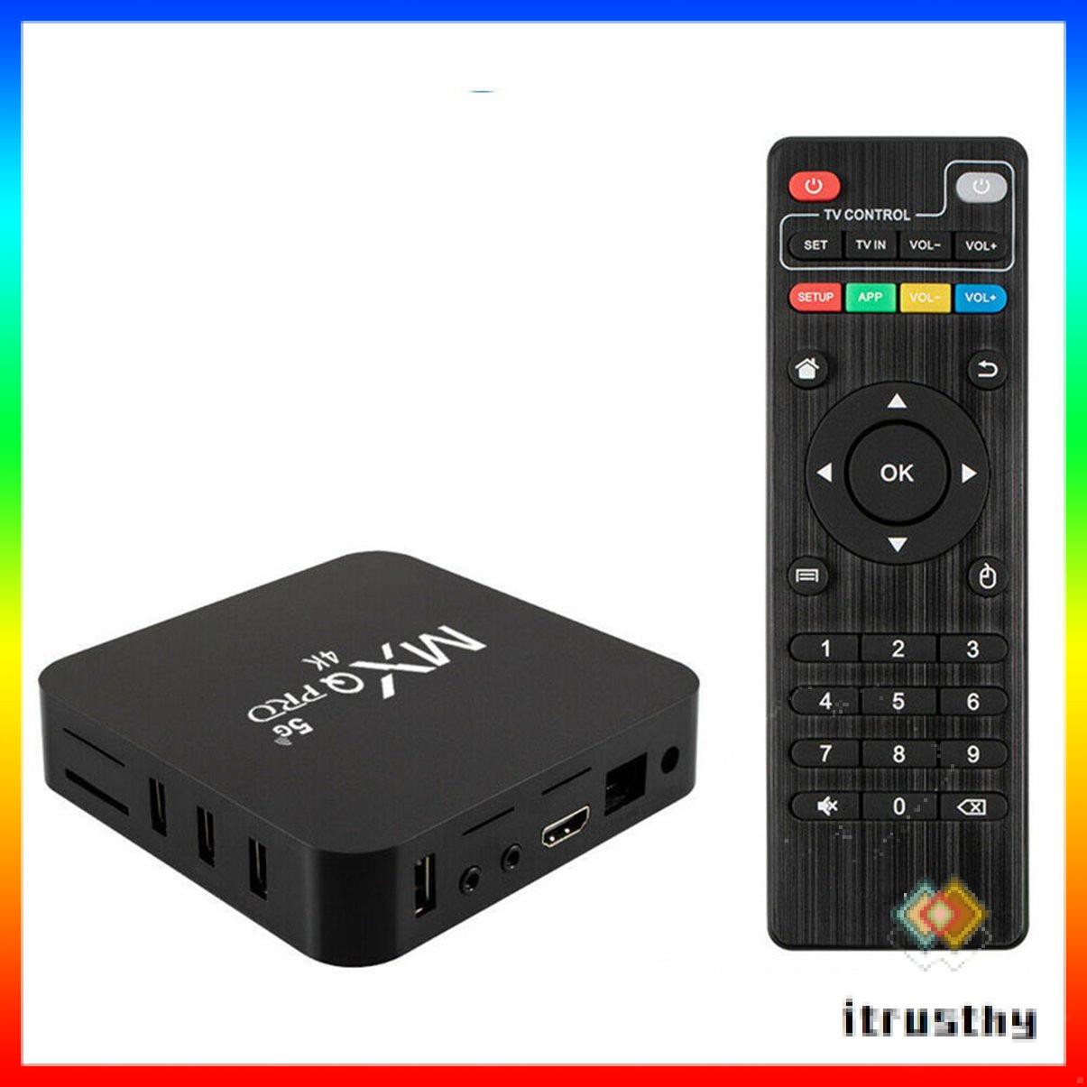 Hộp Tv Mxq Pro 4 64g 5g thông minh kết nối wifi