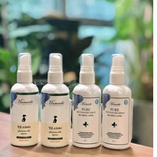 Xịt khuẩn chính hãng Phytoncide nguyên chất Mamachi 99ml thanh lọc & làm sạch không khí, đồ dùng