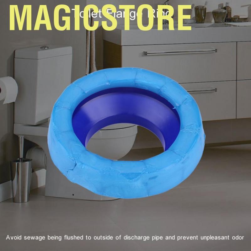 Magicstore Toilet Flange Odor-resistant Drain Pipe Sealing Ring Installation Fitting Accessory
