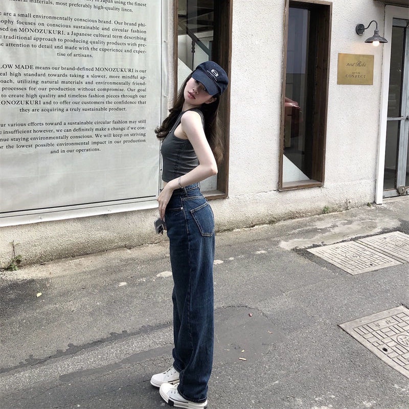 ۩☍Áo Hai Dây Thể Thao Dáng Ôm Phong Cách Mỹ Ngọt Ngào Thời Trang Mùa Hè Hàng Mới Dành Cho Bạn Nữ