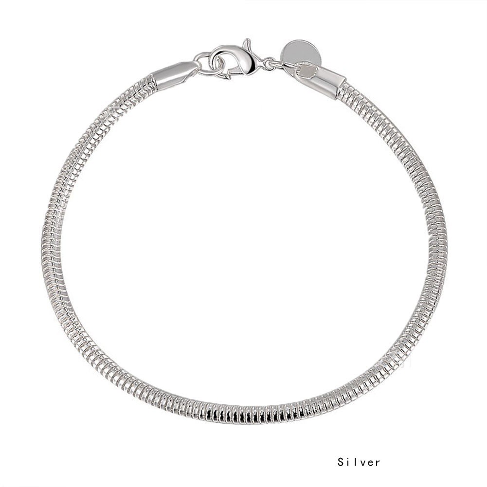 Vòng Tay Dạng Chuỗi Rắn 3mm Xinh Xắn Thời Trang