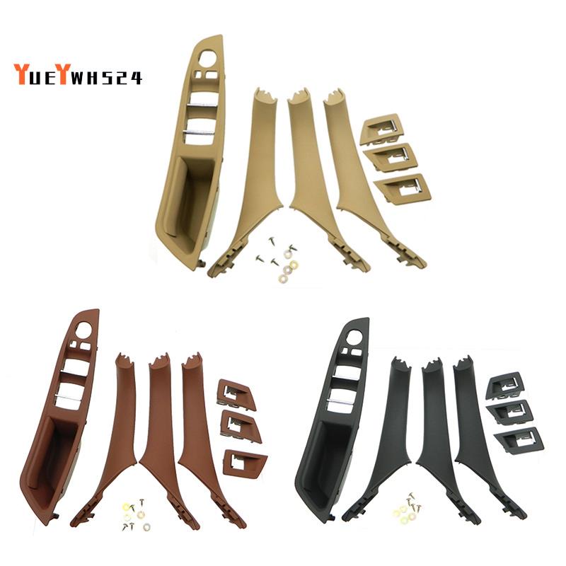 Vỏ Bọc Tay Nắm Cửa Trong Xe Hơi Màu Đỏ Cho Bmw 5 Serie F10 F11 520 525