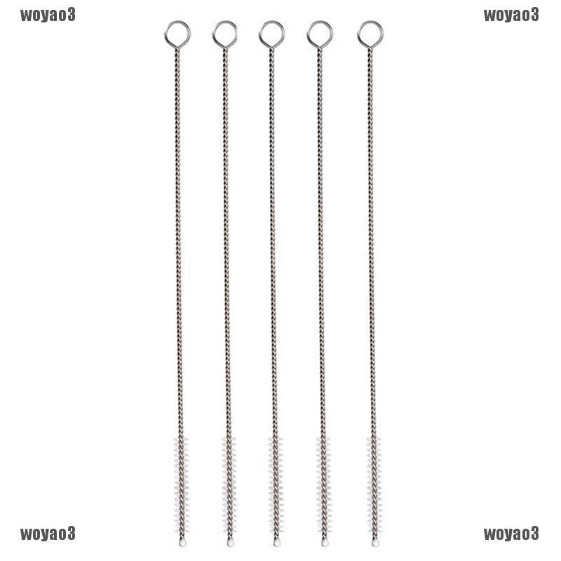 2 Cọ Vệ Sinh Ống Hút Kim Loại Và nylon