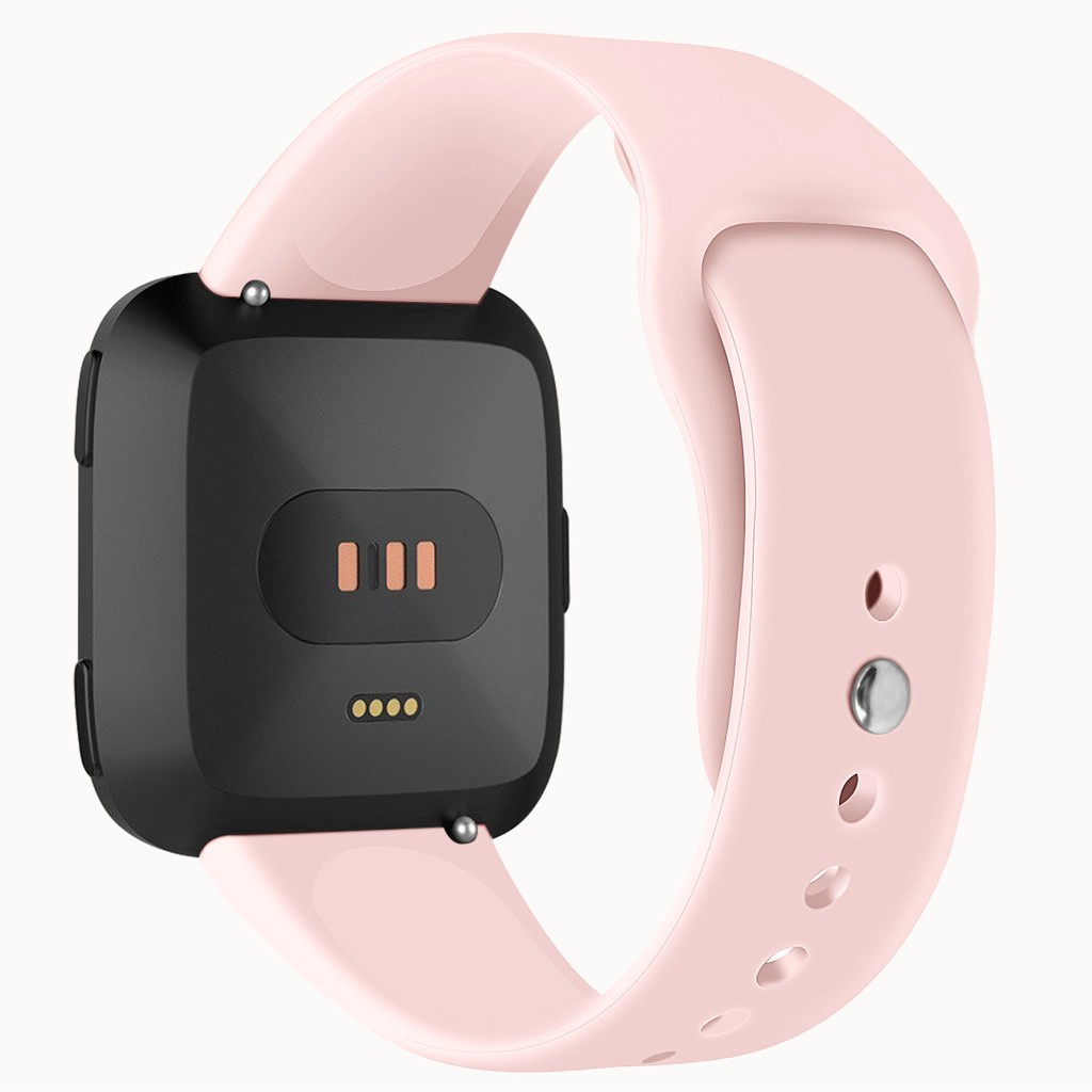 Dây Đeo Silicon Thoáng Khí Cho Đồng Hồ Thông Minh Fitbit Versa 1 / 2 Versa 2 / Versa Lite