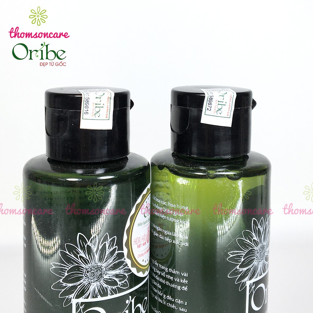 Nước hoa hồng dưỡng ẩm trắng da Oribe 150ml - Toner từ thiên nhiên, không cồn, không khô da, giảm mụn, da nhạy cảm