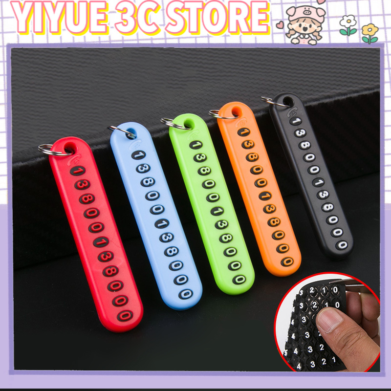 Móc khóa có thẻ số điện thoại chống mất tiện lợi