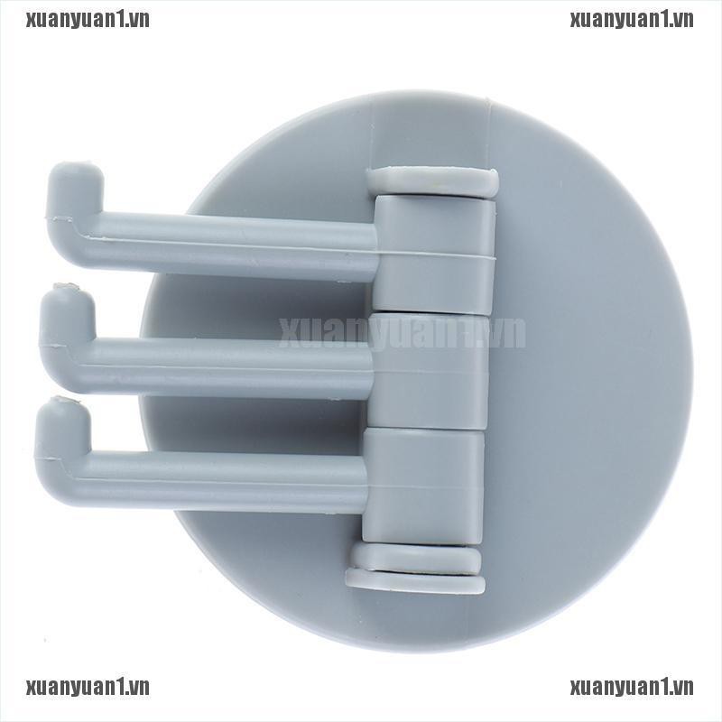 [XUANYUAN1] Móc Treo Đồ 3 Nhánh Dạng Xoay Liền Mạch Sáng Tạo Cho Phòng Tắm
