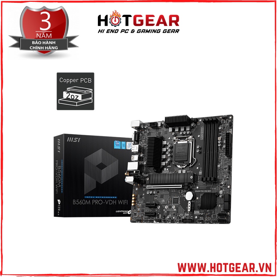 Mainboard MSI B560M PRO-VDH WIFI - Mới chính hãng BH 36T
