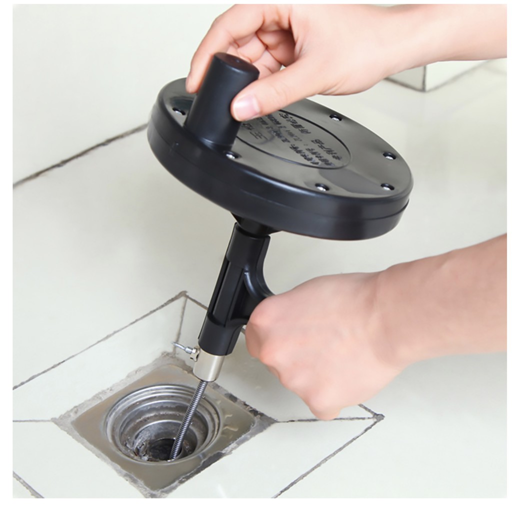 Dụng cụ vệ sinh cống vệ sinh đường ống Lavabo bằng dây lò xo độ dài 15m - HanruiOffical