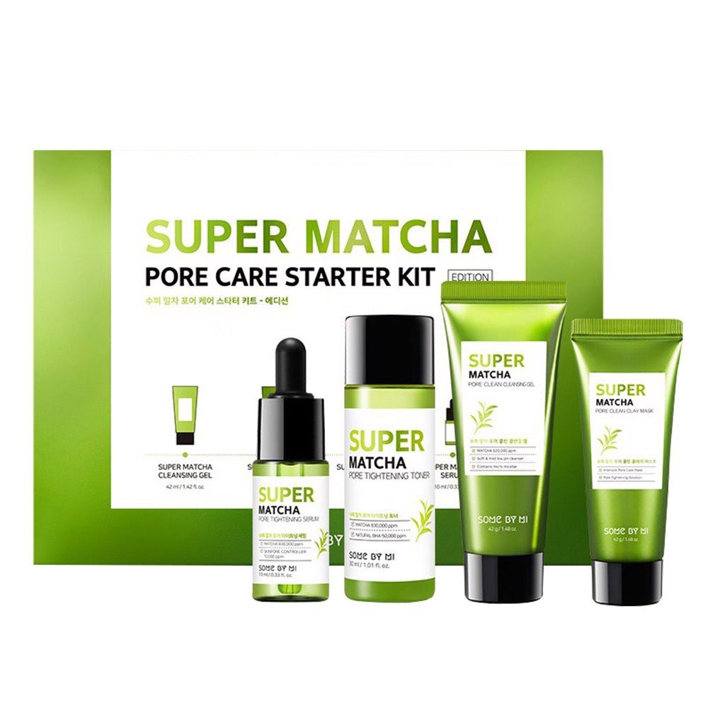 Bộ dưỡng da Some By Mi Super Matcha Pore Care Starter Kit