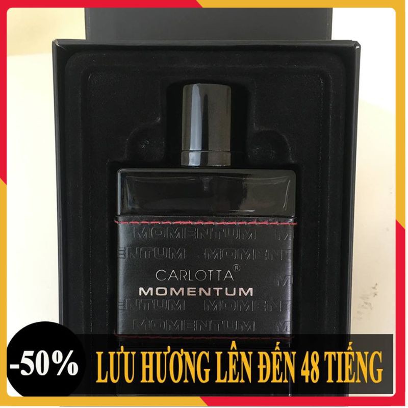 Nước Hoa Nam Chính Hãng Carlotta Momentumn 100ml Hương Nam Tính - Cuốn Hút Từ Mùi Hương