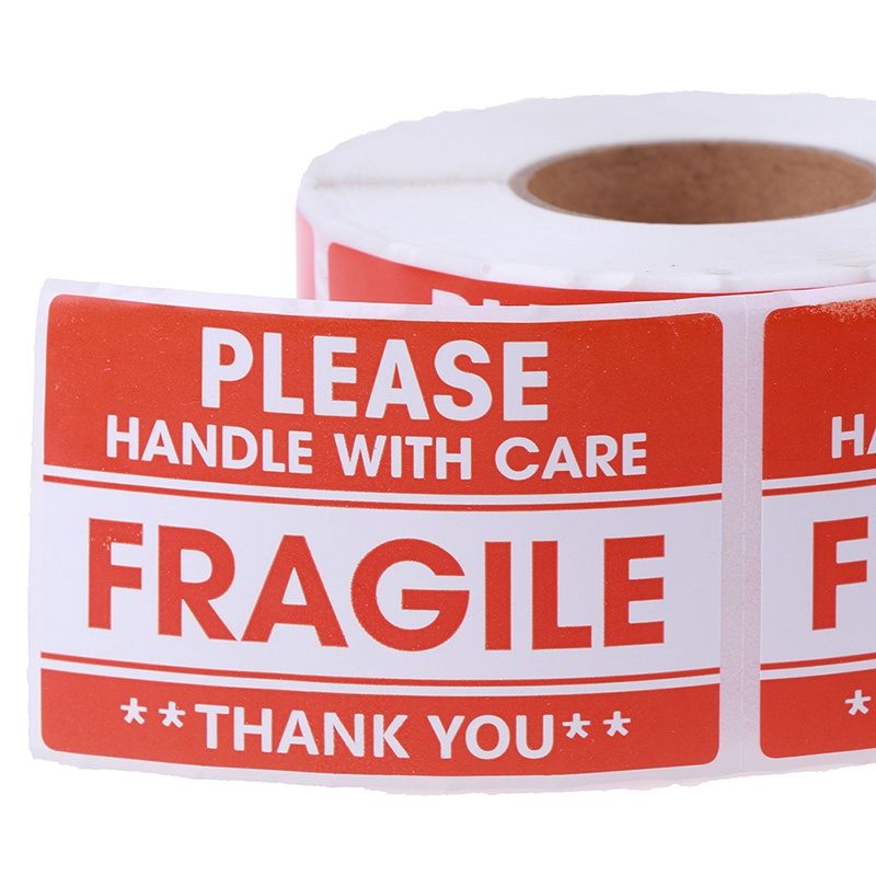 Bộ 1000 Miếng Dán Chữ Fragile Dùng Trang Trí