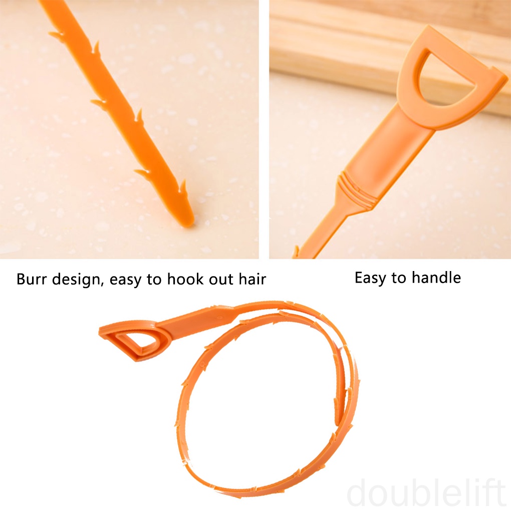 Dụng cụ vệ sinh ống thoát nước bồn rửa chén nhà bếp bằng nhựa màu sắc ngẫu nhiên