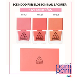 (SẴN) SET SƠN MÓNG TAY 3CE MOOD FOR BLOSSOM NAIL LACQUER
