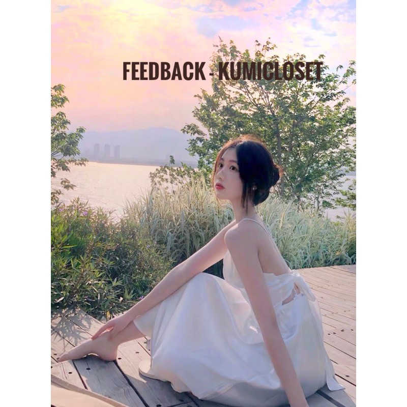 [OD] Váy maxi trắng hở lưng siêu xinh đi biển du lịch mùa hè 2021 | BigBuy360 - bigbuy360.vn