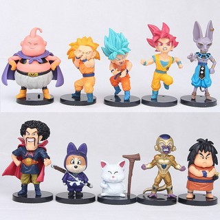Bộ 10 Mô Hình Nhân Vật Trong Truyện Dragon Ball Có Giá Đỡ M01