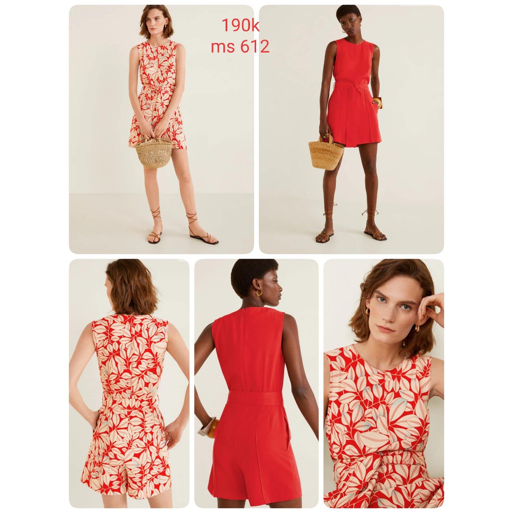 Jumpsuit short kèm belt VNXK