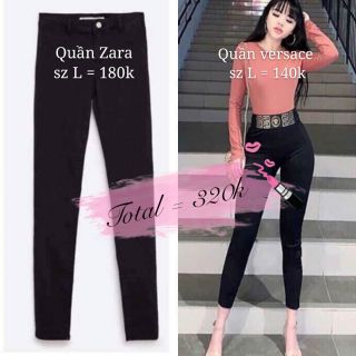 Combo quần legging + tregging