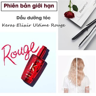 Dầu dưỡng tóc phục hồi phiên bản giới hạn KERAS Elixir Ultime Rouge.