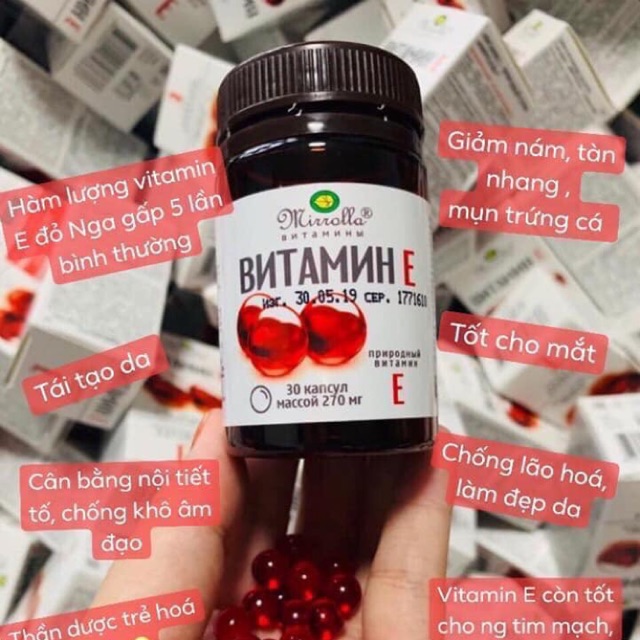 Vitamin E đỏ nga