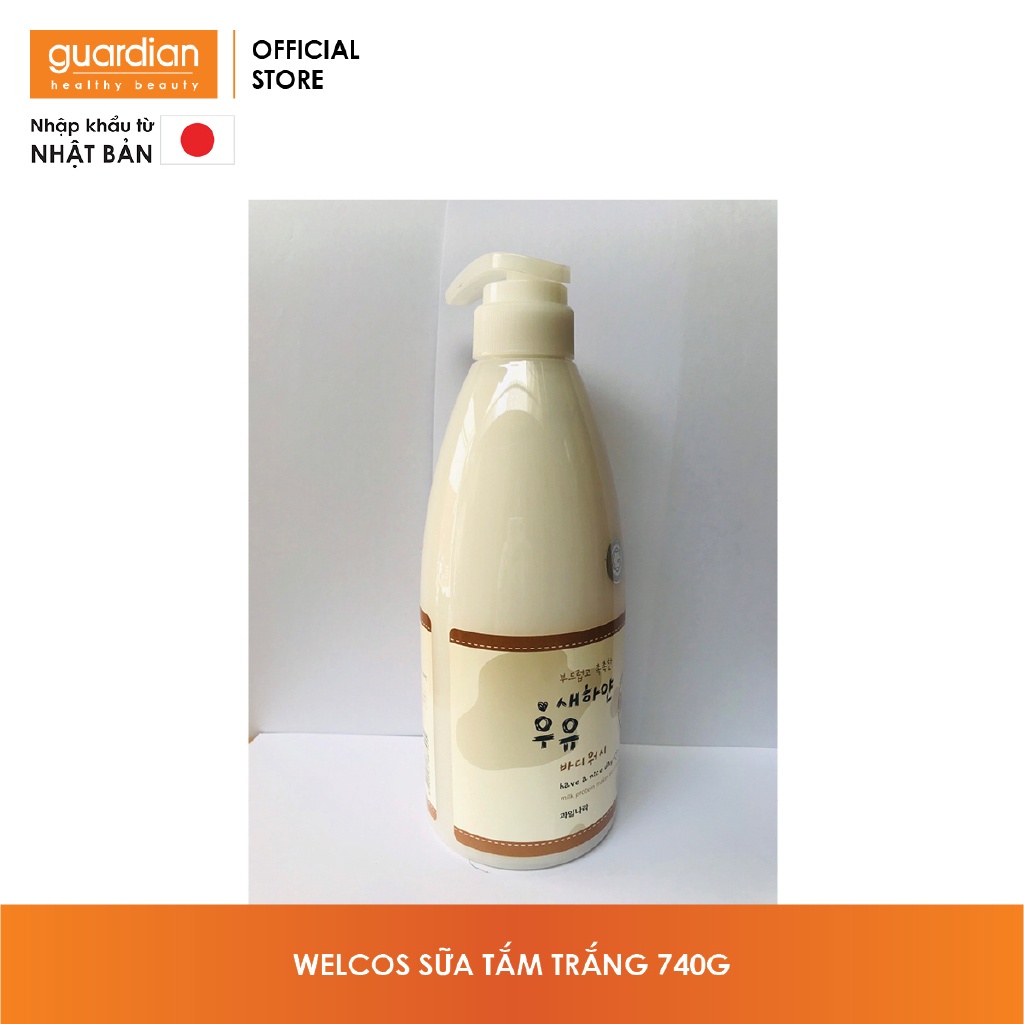 Sữa Tắm Welcos Giúp Sáng Da Giàu Protein 740g