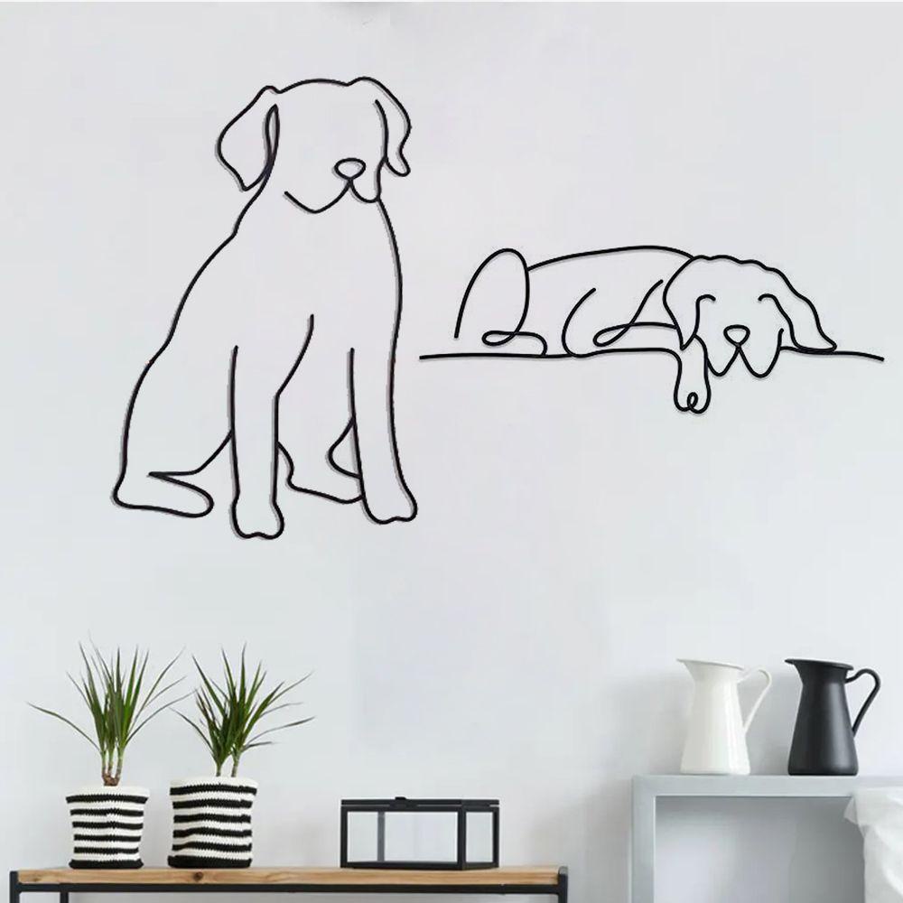 Tượng Mèo Bằng Sắt Phong Cách Trừu Tượng Đơn Giản Trang Trí Nhà Cửa / Văn Phòng