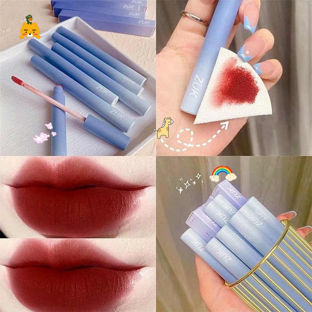 Son kem bùn vỏ xanh ZUK mềm mịn lâu trôi quyến rũ Velvet Matte ZUK002