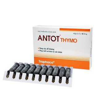 Antot Thymo Traphaco - Bổ sung vitamin, tăng cường sức đề kháng cho bé ( hộp 2 vỉ x 10 ống )