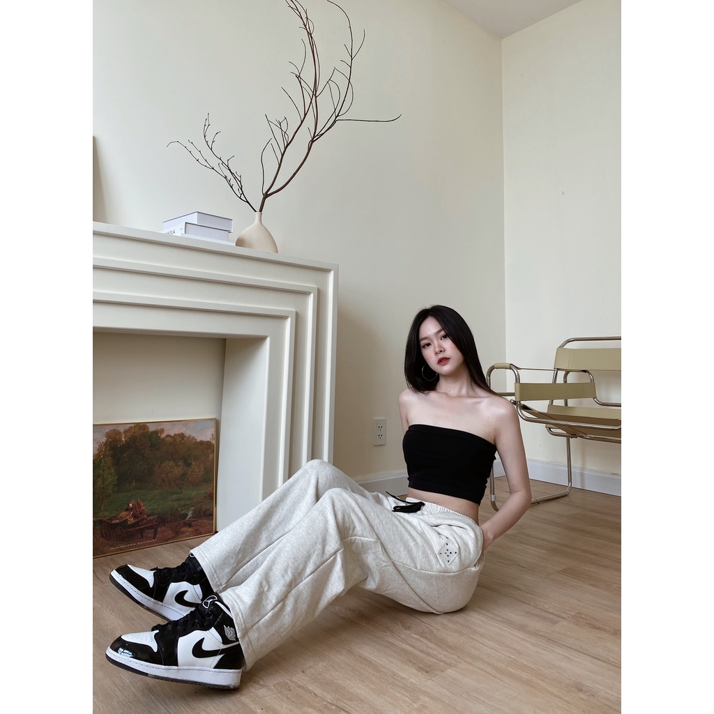 QUẦN DÀI NỈ CHÂN CUA CAO CẤP ANTIDOOR - UNISEX - 3 MÀU - ĐEN  - XÁM - XÁM TRẮNG - ⚡HÌNH THẬT