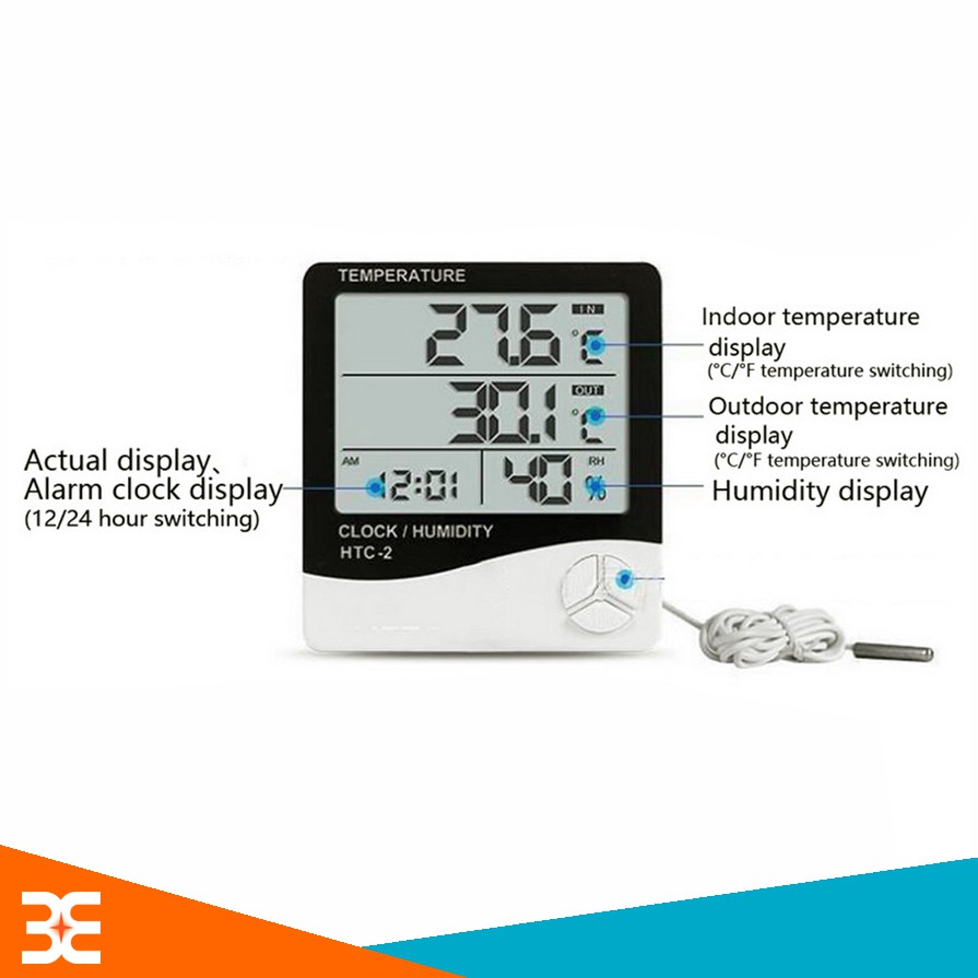 Đồng Hồ Đo Nhiệt Độ - Độ Ẩm HTC2 ( BH : 1 tháng )