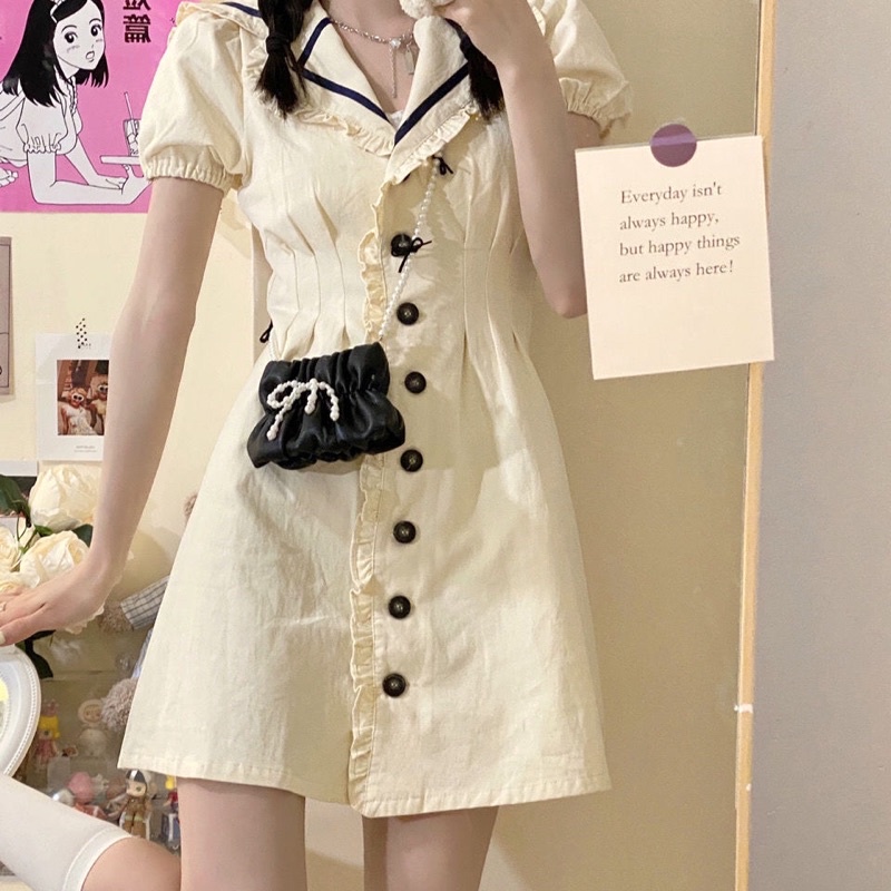 Váy Ulzzang Hải Quân Thời Trang Nữ 2021