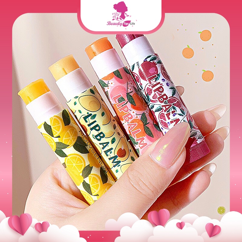 Son Dưỡng Vị Trái Cây Giảm Thâm Môi Giảm Nứt Nẻ Môi Lip Balm Molvsenlin