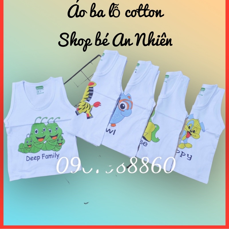 Áo ba lỗ cotton / áo sát nách cho bé mặc hè mát mẻ,vải thấm hút mồ hôi