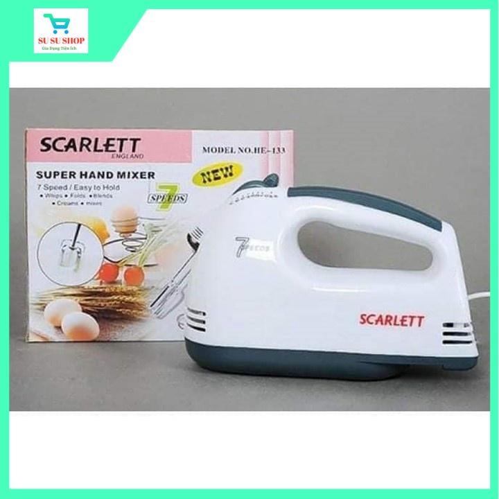 Máy đánh trứng cầm tay SCARLETT 6610 công suất 180W cao cấp - công nghệ mới 7 cấp độ cực mạnh