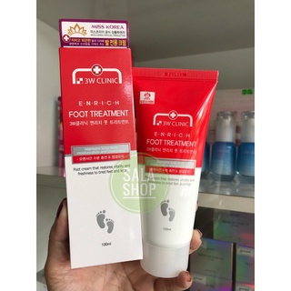 Kem giảm nứt gót chân hiệu quả 3w clinic 100ml