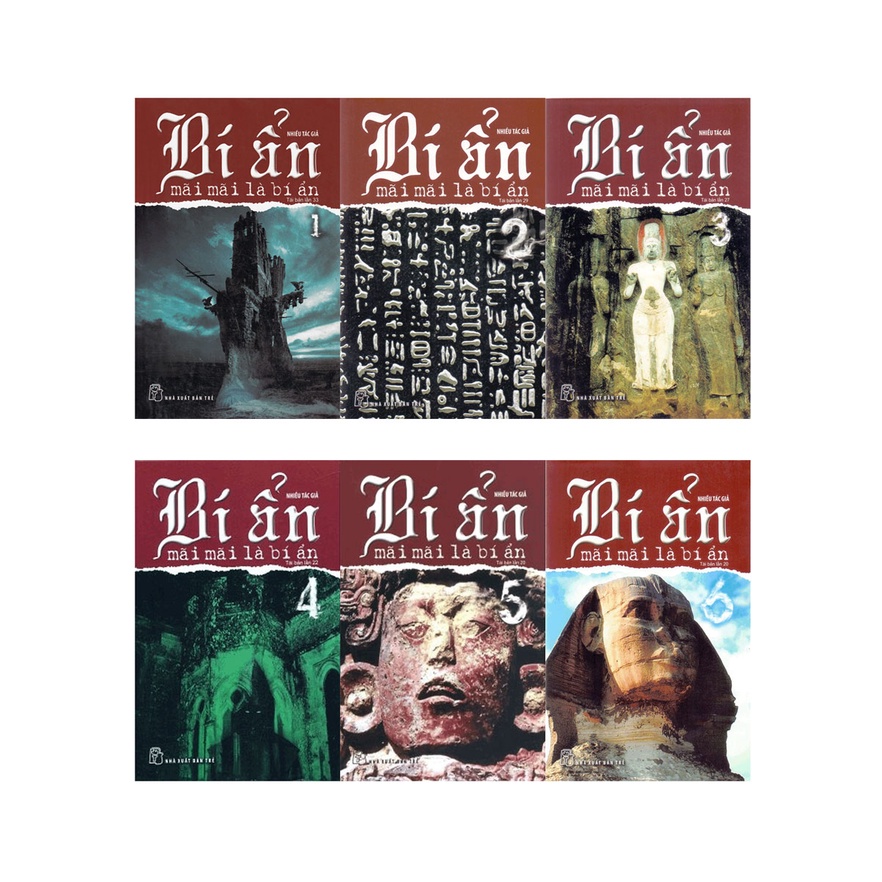 Sách - Bí Ẩn Mãi Mãi Là Bí Ẩn (Trọn Bộ 6 Tập) - NXB Trẻ