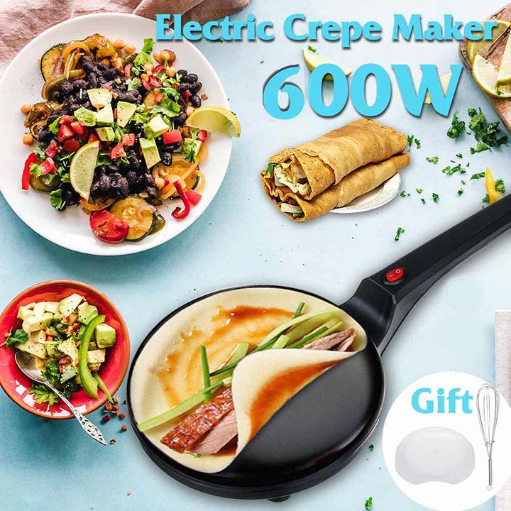 [Mã SKAMCLU9 giảm 10% đơn 100K] Máy làm bánh tráng, bánh crepe, bánh cuốn chống dính cao cấp