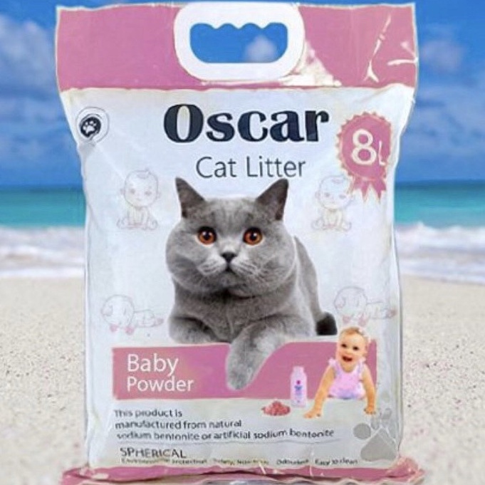 [Mã PET50 giảm 10% - tối đa 50K đơn 250K] Cát Vệ Sinh Oscar 8L (lít) Cho Mèo - Siêu vón cục nhanh - Khử Mùi - Ít Bụi